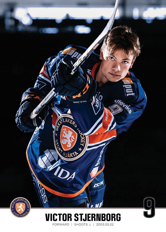 Victor Stjernborg #9 Växjö Lakers 2023/2024-12