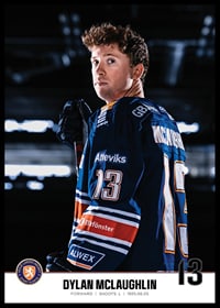 Dylan Mclaughlin #13 Växjö Lakers 2023/2024-2