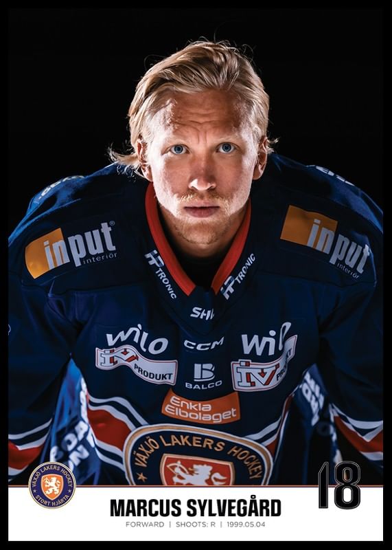 Marcus Sylvegård #18 Växjö Lakers 2023/2024-12