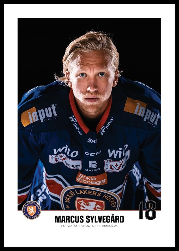 Marcus Sylvegård #18 Växjö Lakers 2023/2024-12