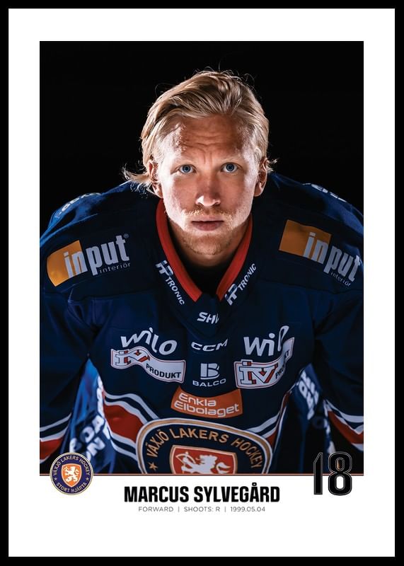 Marcus Sylvegård #18 Växjö Lakers 2023/2024-12