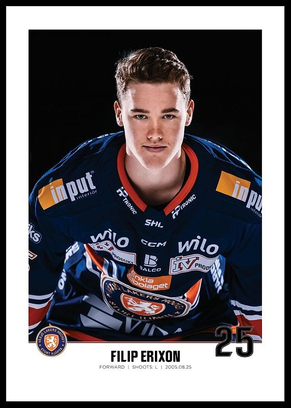 Filip Erixon #25 Växjö Lakers 2023/2024-12