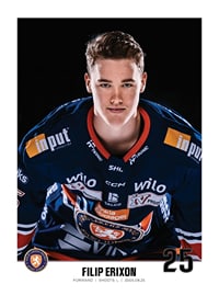 Filip Erixon #25 Växjö Lakers 2023/2024-1