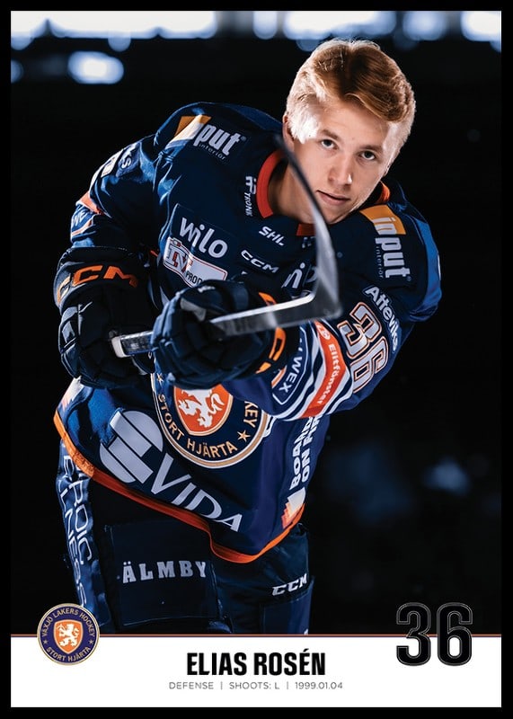 Elias Rosén #36 Växjö Lakers 2023/2024-12