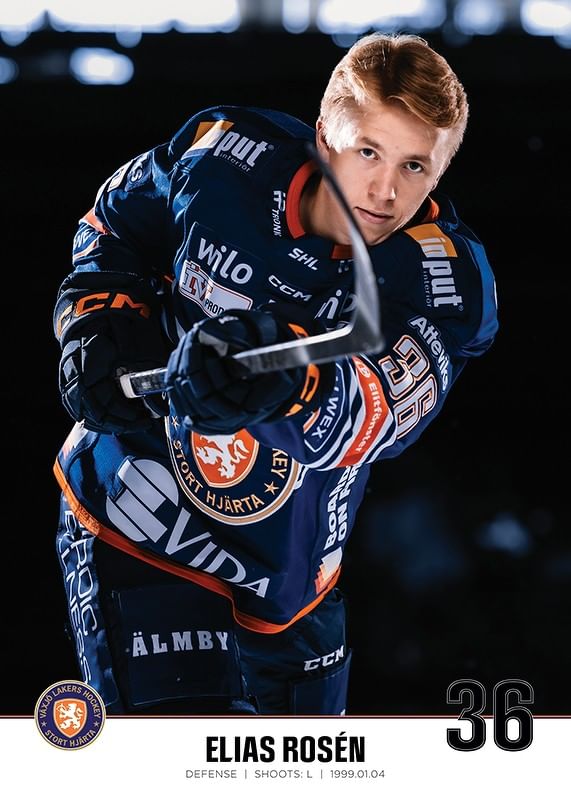 Elias Rosén #36 Växjö Lakers 2023/2024-12
