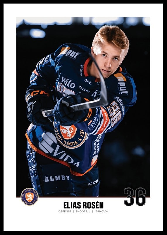 Elias Rosén #36 Växjö Lakers 2023/2024-12