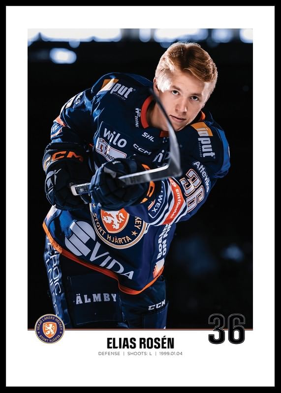 Elias Rosén #36 Växjö Lakers 2023/2024-12