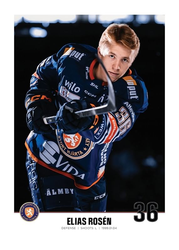 Poster Elias Rosén #36 Växjö Lakers 2023/2024