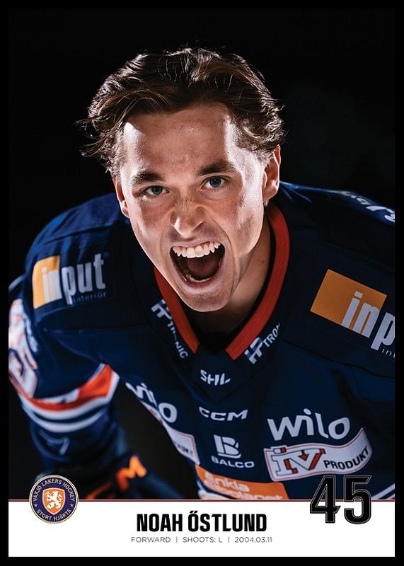 Noah Östlund #45 Växjö Lakers 2023/2024-12