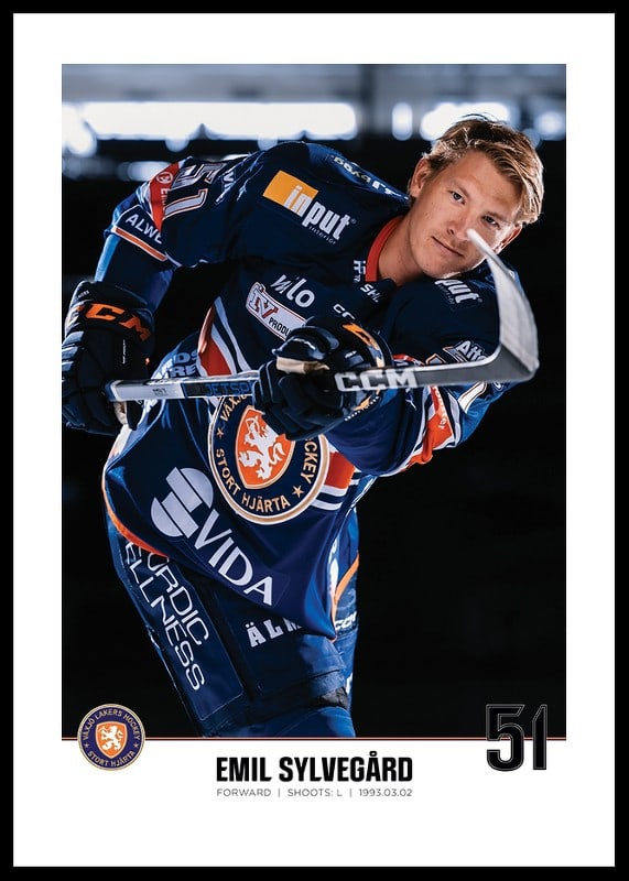Emil Sylvegård #51 Växjö Lakers 2023/2024-12