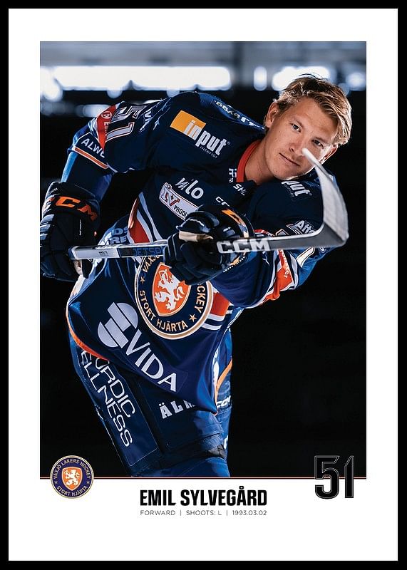 Emil Sylvegård #51 Växjö Lakers 2023/2024-12