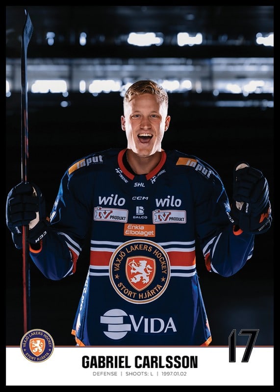 Gabriel Carlsson #17 Växjö Lakers 2023/2024-12