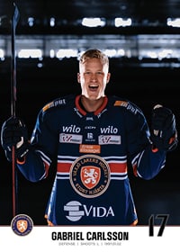 Gabriel Carlsson #17 Växjö Lakers 2023/2024-3