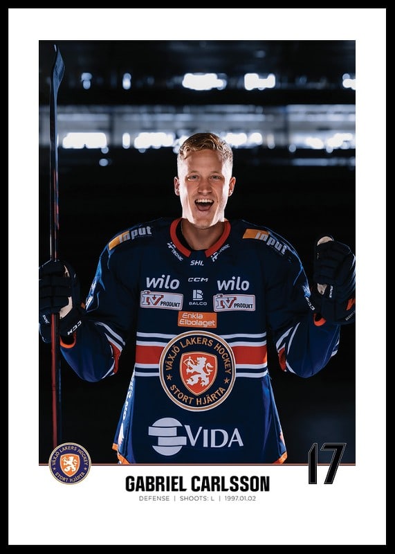 Gabriel Carlsson #17 Växjö Lakers 2023/2024-12