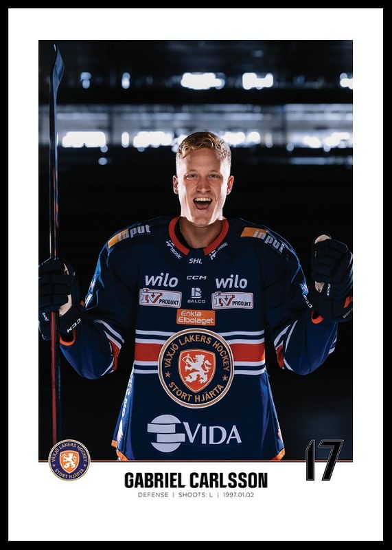 Gabriel Carlsson #17 Växjö Lakers 2023/2024-12