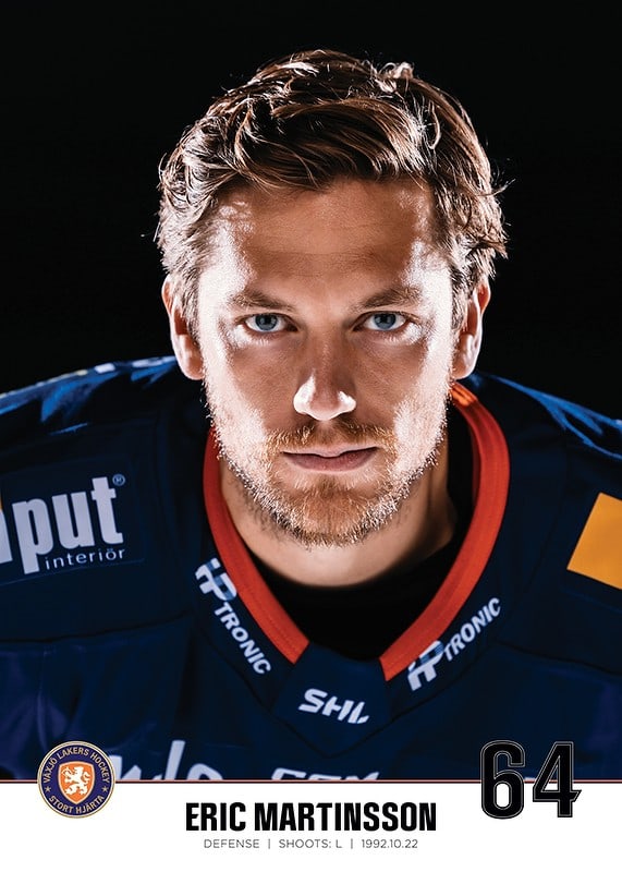 Eric Martinsson #64 Växjö Lakers 2023/2024-12