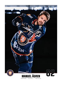 Manuel Ågren #62 Växjö Lakers 2023/2024-1
