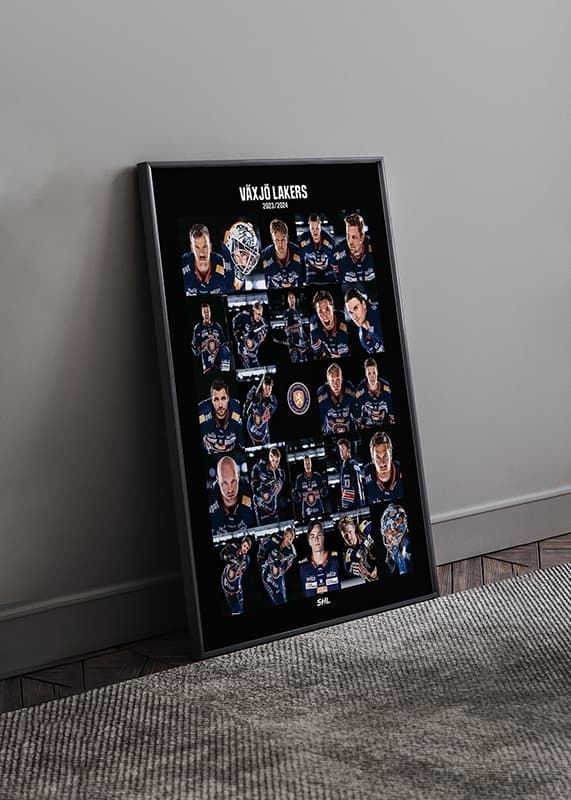 Poster Växjö Lakers Team 2023/2024 crossfade