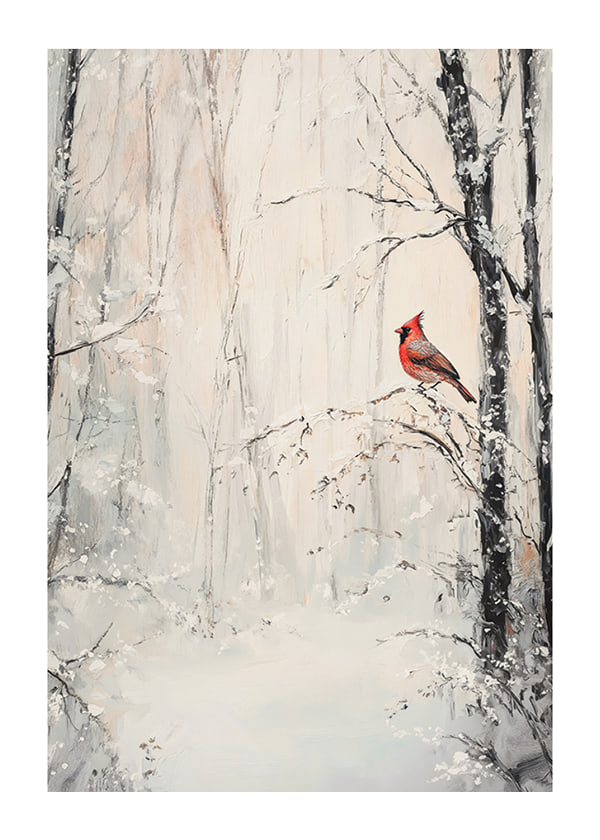 Plakāts Scarlet Sentinel In Winter