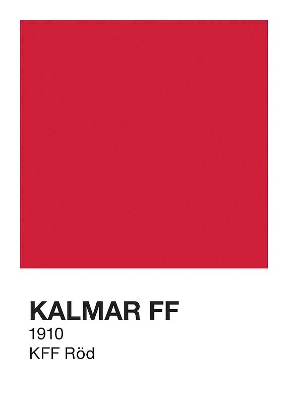 Poster Kalmar FF KFF Röd