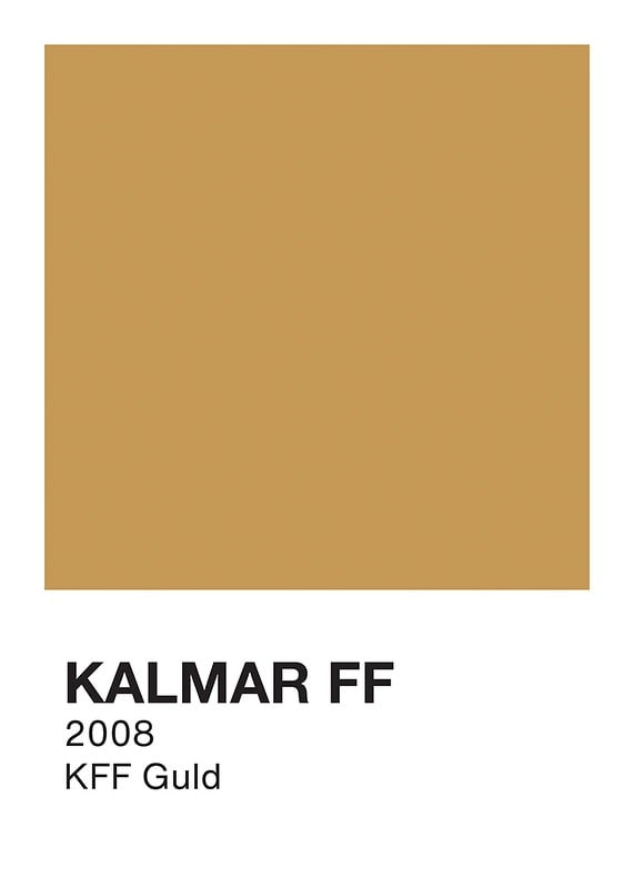 Poster Kalmar FF KFF Guld