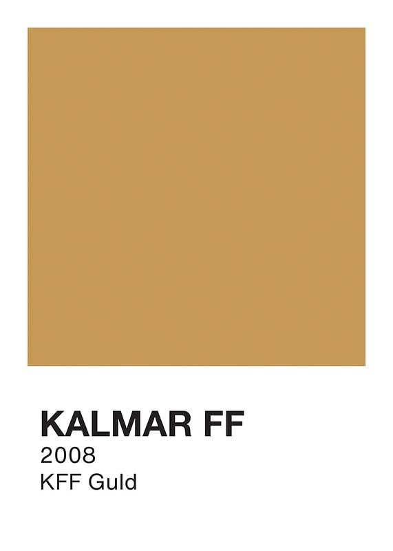 Poster Kalmar FF KFF Guld