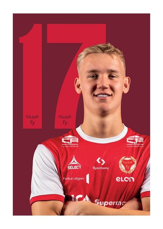 Poster Kalmar FF Carl Gustafsson #17