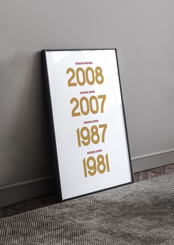 Poster Kalmar FF Mästare No1 crossfade