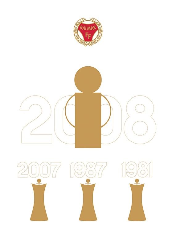 Poster Kalmar FF Mästare No3