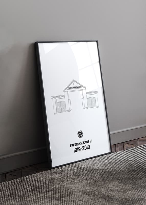 Poster Kalmar FF Fredriksskans IP 1919-2010 No2 crossfade