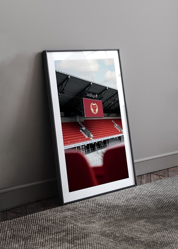 Poster Kalmar FF Guldfågeln Arena No1 crossfade