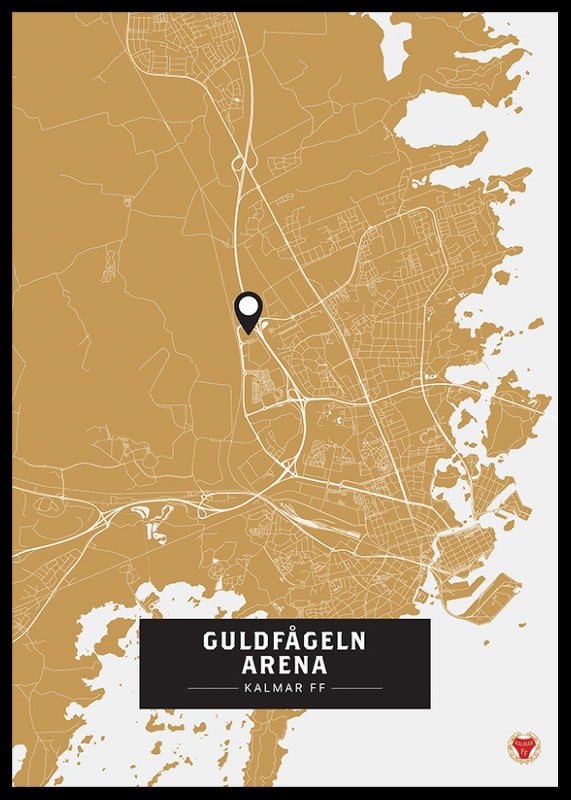 Kalmar FF Guldfågeln Arena Karta Guld-12