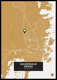 Kalmar FF Guldfågeln Arena Karta Guld-0