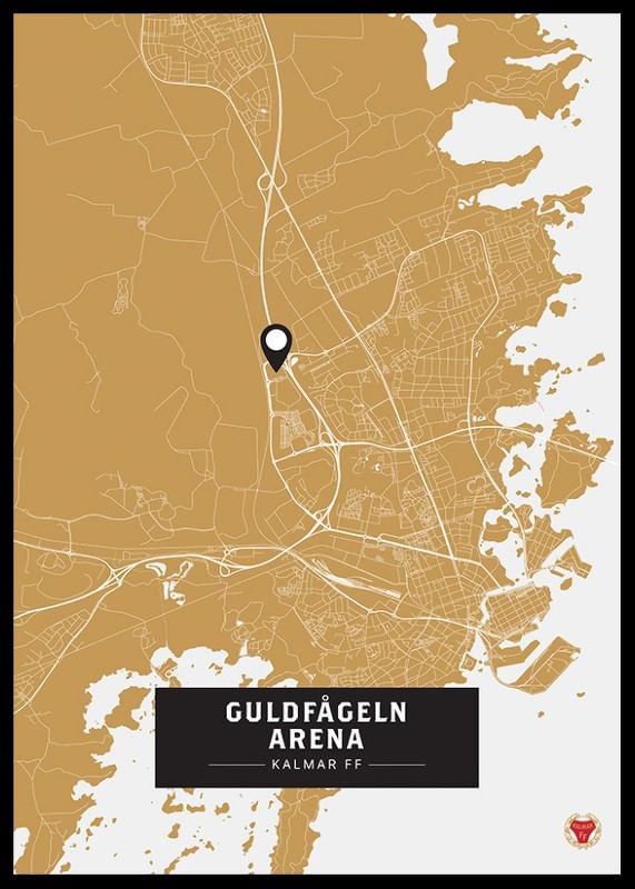 Kalmar FF Guldfågeln Arena Karta Guld-12