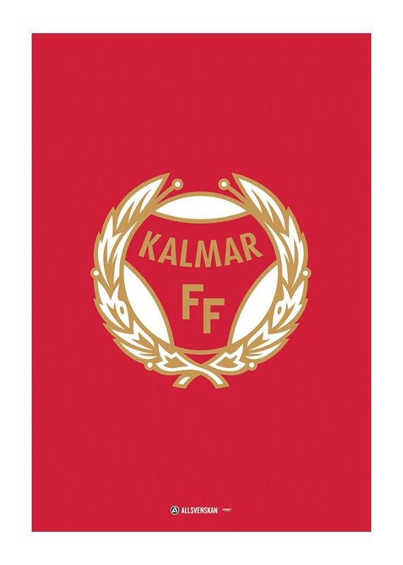 Poster Kalmar FF Logo Allsvenskan