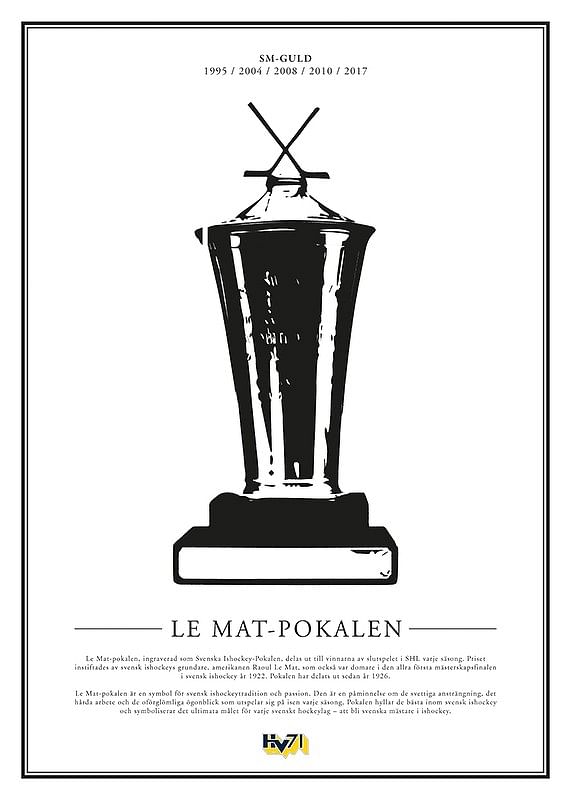 Poster Le Mat-Pokalen HV71