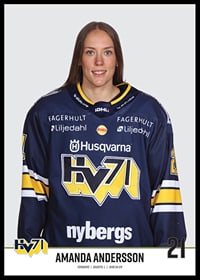 Amanda Andersson #21 HV71 2023/2024-2