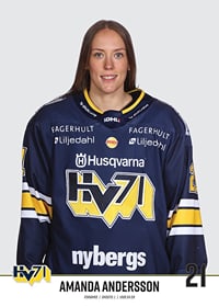 Amanda Andersson #21 HV71 2023/2024-3