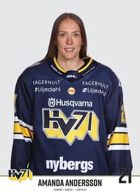 Amanda Andersson #21 HV71 2023/2024-3