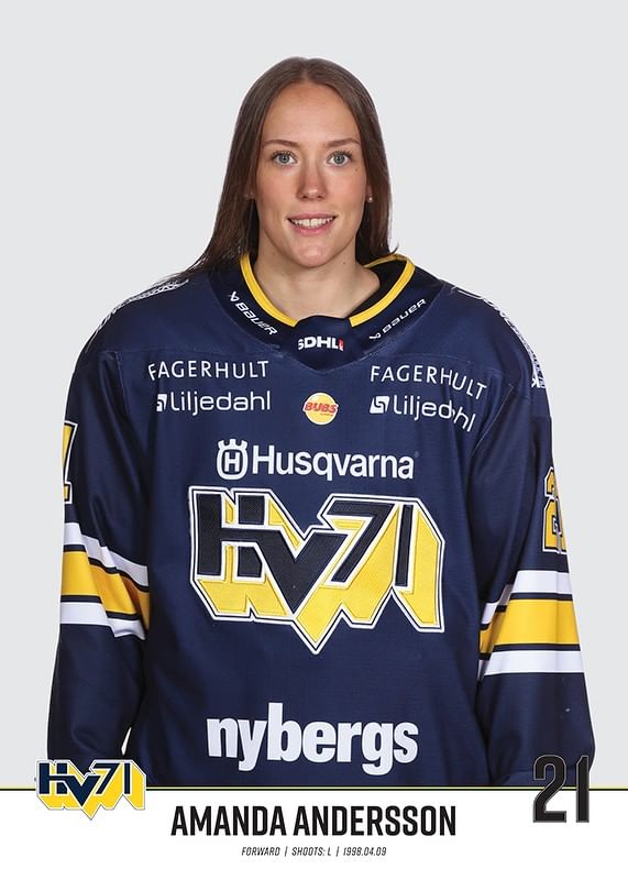 Amanda Andersson #21 HV71 2023/2024-12