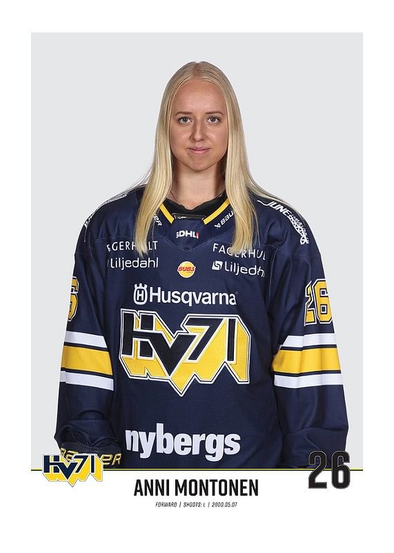 Poster Anni Montonen #26 HV71 2023/2024