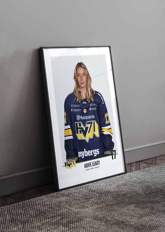 Poster Aoife Leacy #17 HV71 2023/2024 crossfade