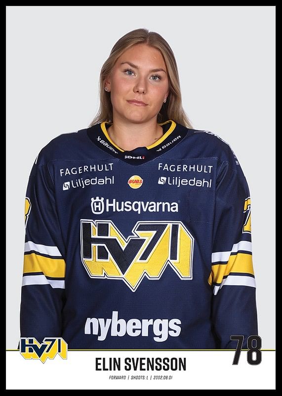Elin Svensson #78 HV71 2023/2024 No2-12