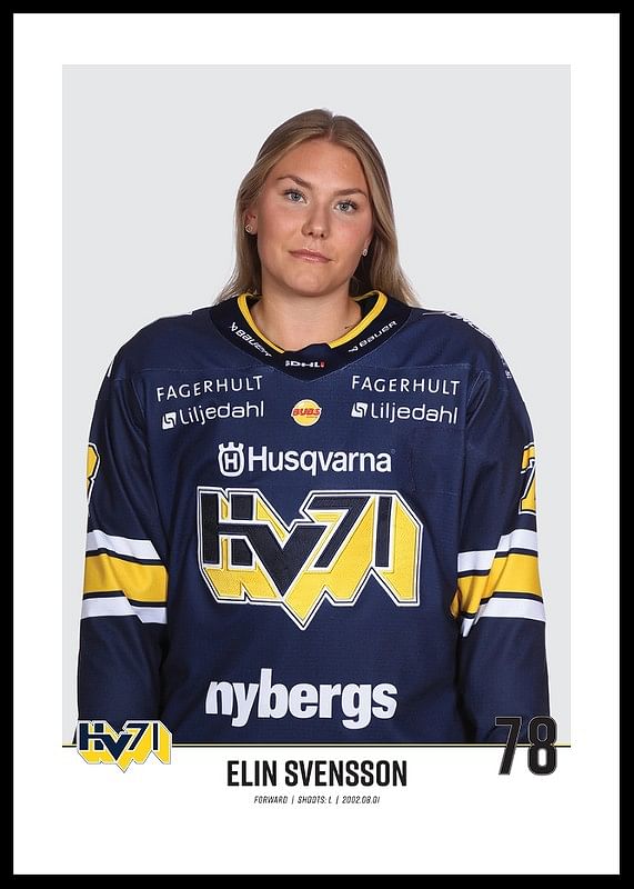 Elin Svensson #78 HV71 2023/2024 No2-12