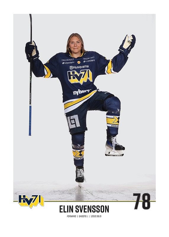 Poster Elin Svensson #78 HV71 2023/2024 No1