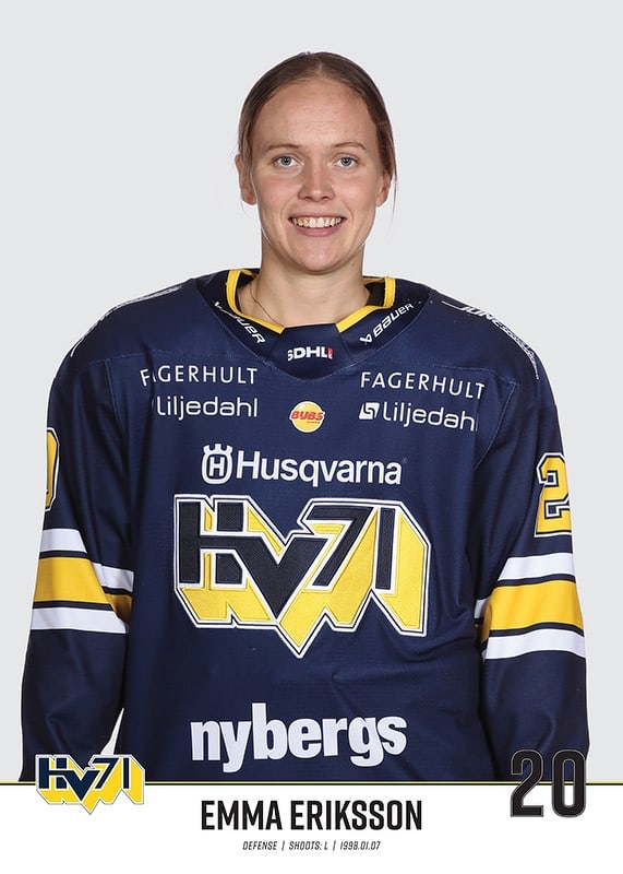 Emma Eriksson #20 HV71 2023/2024-12