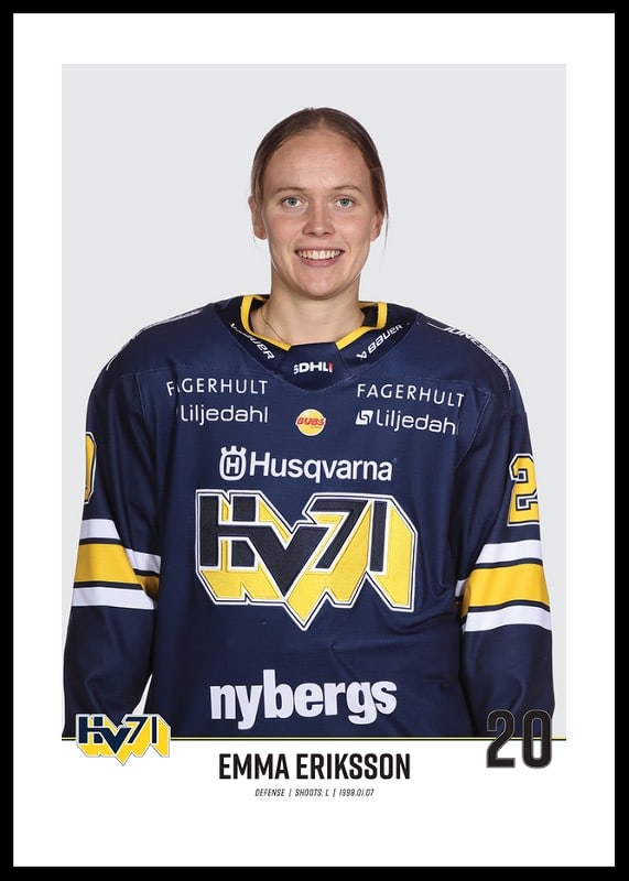 Emma Eriksson #20 HV71 2023/2024-12