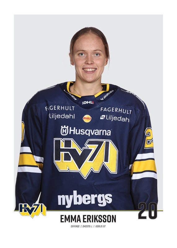 Emma Eriksson #20 HV71 2023/2024-12