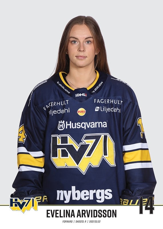 Evelina Arvidsson #14 HV71 2023/2024-12
