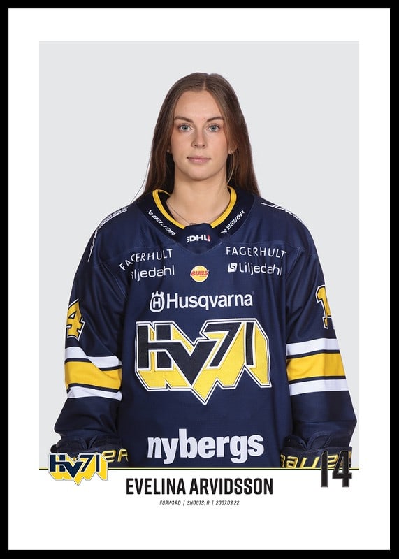 Evelina Arvidsson #14 HV71 2023/2024-12